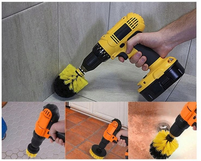 Set 22 elemente de perii și discuri de curatare cu adaptor [3]