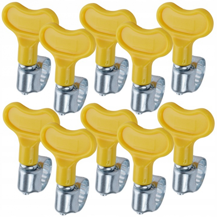 Set de 26 cleme  coliere metalice cu piulita fluture [4]