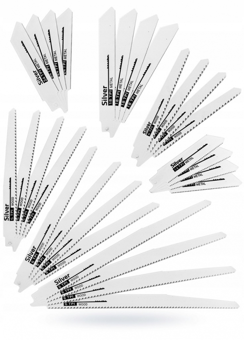 Set de 28 buc lame fierastrau lemn metal plastic [2]