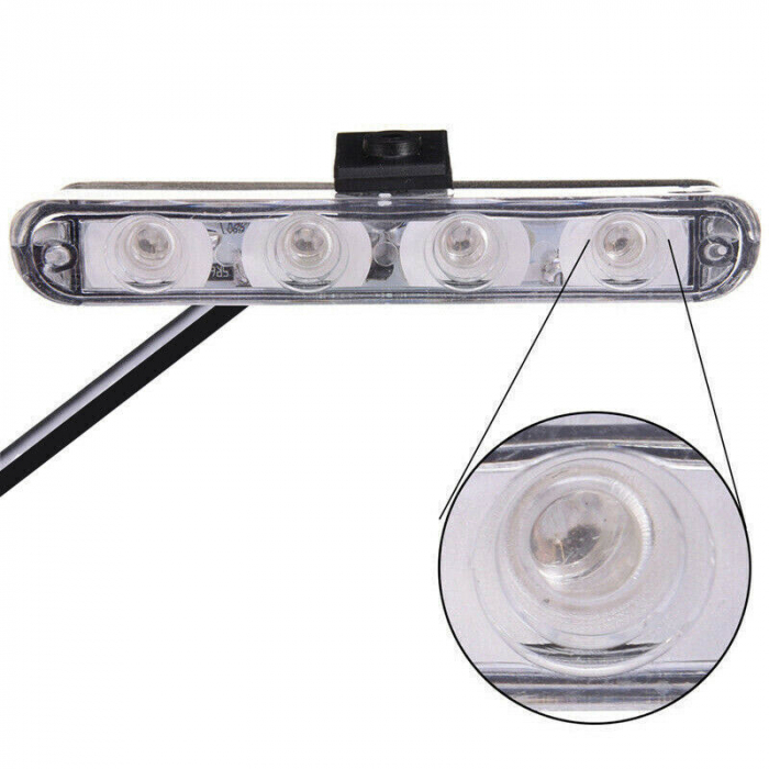 Set 4 stroboscoape LED galben avertizare gabarit [4]