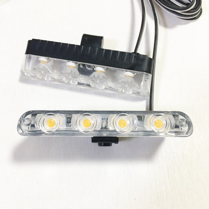 Set 4 stroboscoape LED galben avertizare gabarit [2]