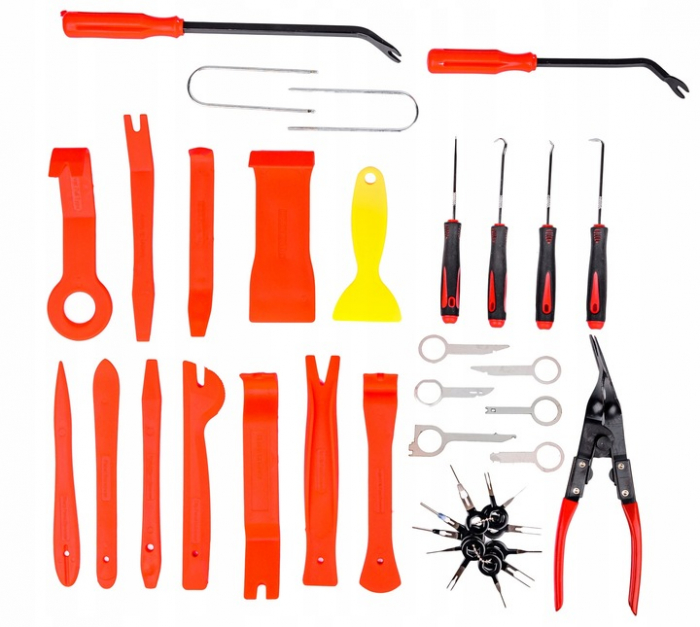 Set de 43 elemente demontat extractoare tapiterie plafoane mecanisme auto [3]