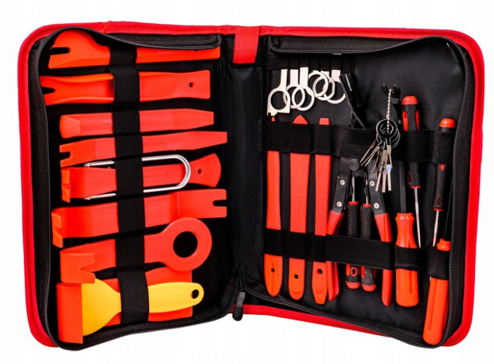 Set de 43 elemente demontat extractoare tapiterie plafoane mecanisme auto [2]