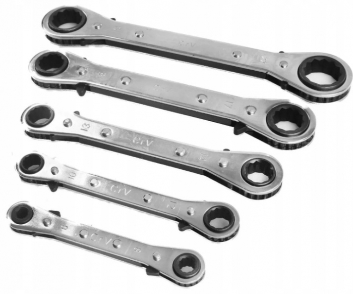Set de 5 chei cu clichet inelare  6-22mm [2]