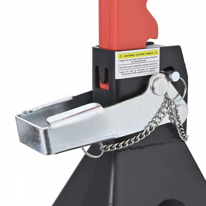 Set de doua suporturi auto cu o capacitate de ridicare de 3 tone, echipate cu cauciuc de protectie si blocare de siguranta  SN2437 [2]