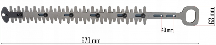 Set de lame  670mm pentru foarfece de taiat crengi PM-NE-1600M [2]