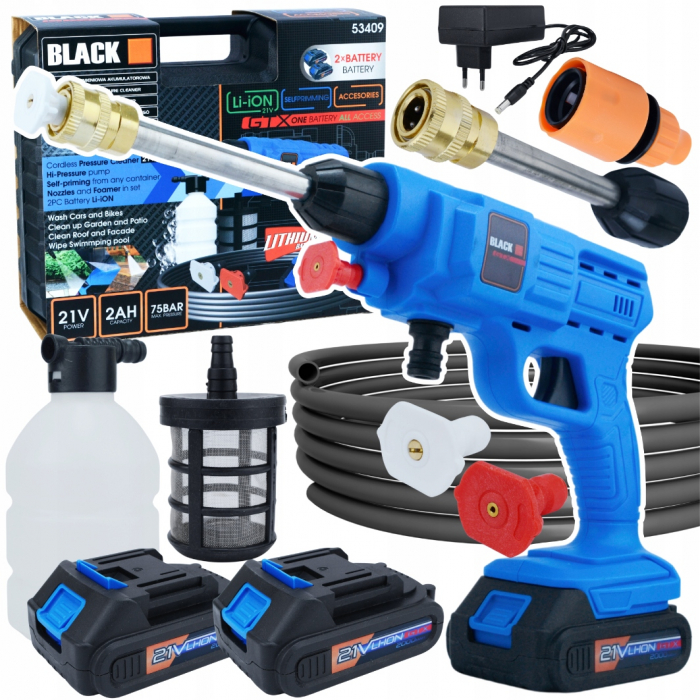 Set de spalat sub presiune 75Bar cu 2 acumulatori de 2AH 21V [11]