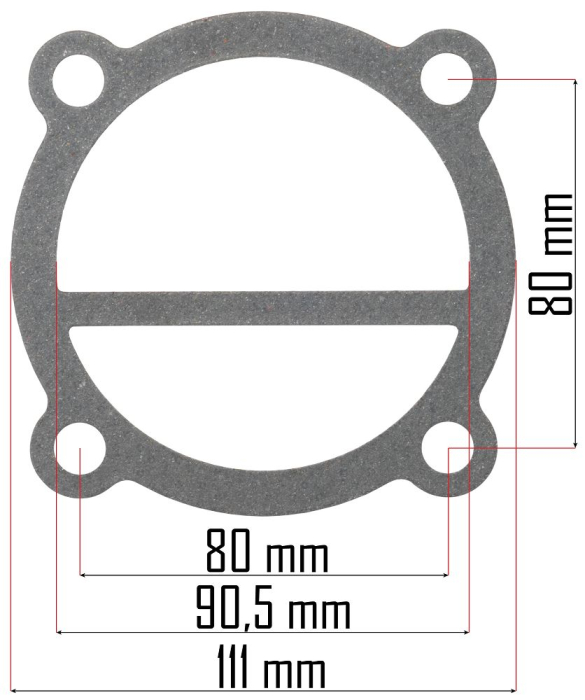 Set garnituri compresor aer Powermat  5 piese, universal [5]
