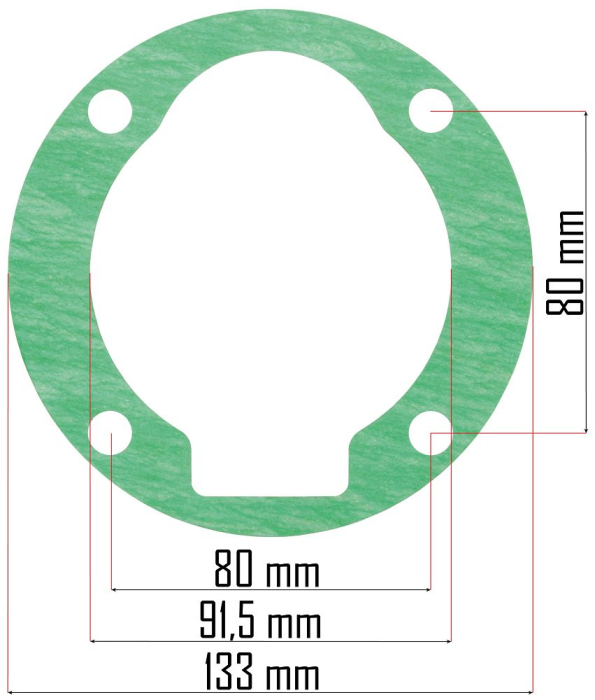 Set garnituri compresor aer Powermat  5 piese, universal [2]