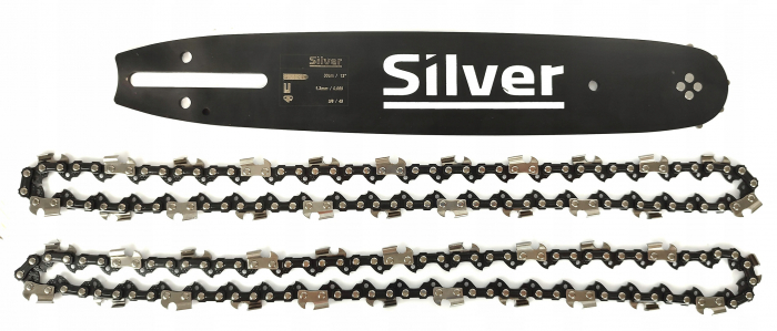 Set lama drujba cu doua lanturi de 30cm  si pas de 3/8" [4]