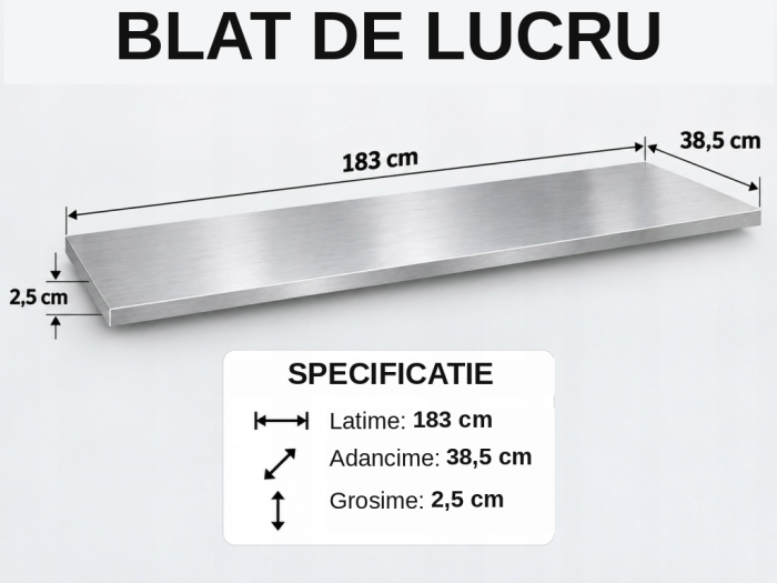 Set Mobilier Atelier Modular Black 260cm - Dulapuri, Rafturi, Blat de Lucru si Panou Perforat [5]