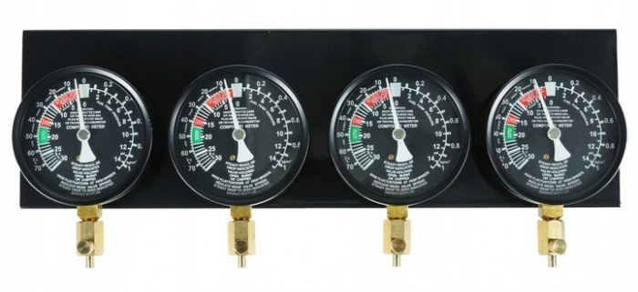Set-tester pentru sincronizare carburatoratoare, manometre + reductoare BlackTools [4]