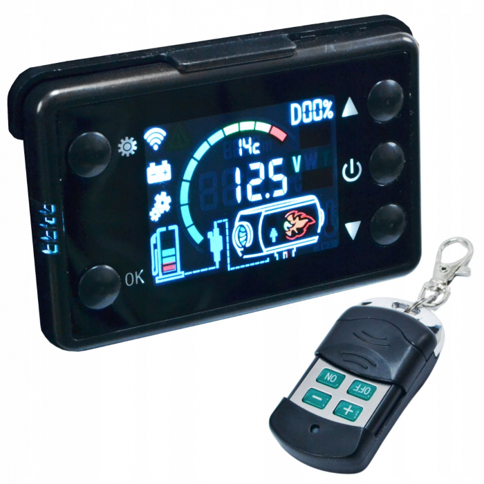 Sirocou Diesel Portabil 8KW – Incalzitor Auto 12V/230V cu Afisaj Digital si Telecomanda [7]