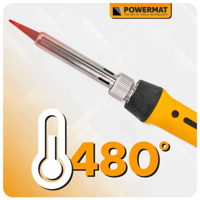 Stație de lipit Powermat 100W, control digital temperatură 200–480°C, afișaj LED, protecție ESD [12]