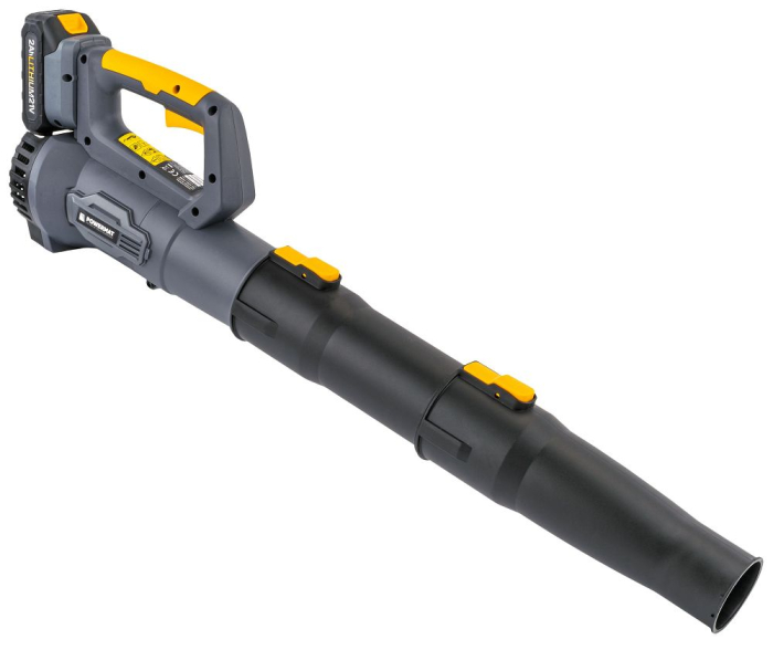 Suflanta frunze portabila cu acumulator 21V Powermat – putere mare, 260 km/h, 2 baterii [7]