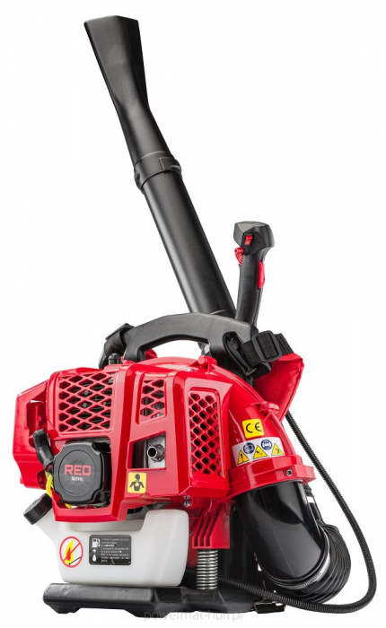 Suflanta pe benzina rucsac de 7,4kg  de 3,8 CP  debit de aer  pana la 1360 m³/h [2]