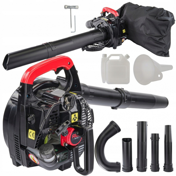 Suflanta aspirator pentru frunze, iarba, zapada, gradina, pe benzina 5,7 kg, 3,5CP, 3in1 [2]