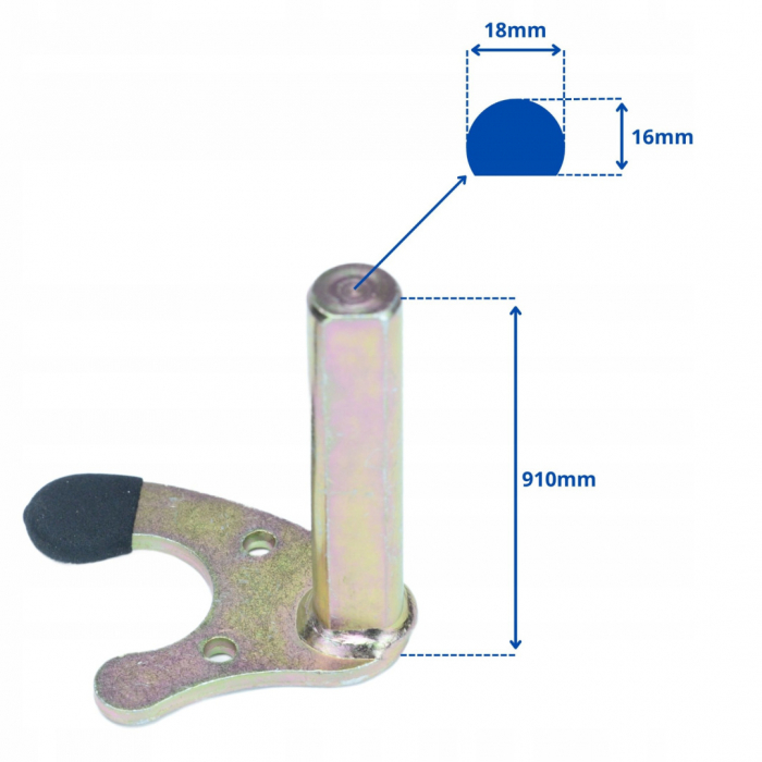 Suport adaptor pin pentru suport de ridicare a motocicletei sub rolele din spate V SN1741 [2]