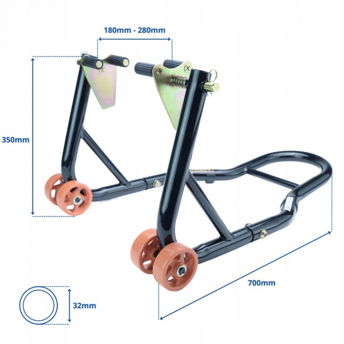 Sistem suport motocicleta- set furca spate + brat basculant fata SN1706 [8]