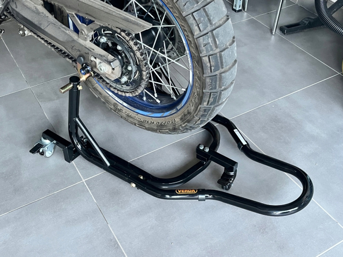 Suport Motocicletă Spate Universal Verda SN1717 – 200 kg, Reglabil, cu Roți și Blocatoare [3]