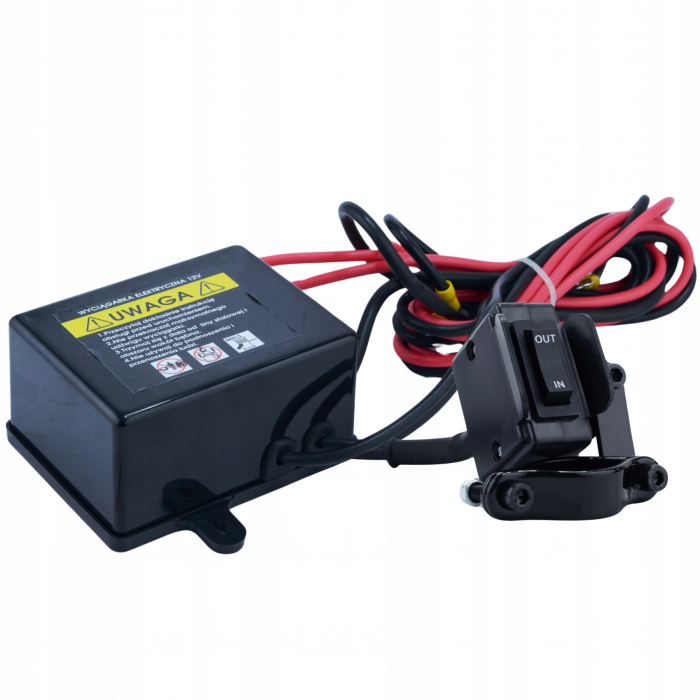 Troliu electric auto cu telecomanda 2500LBS 12V 900W  (1133kg) 12 metri  cablu de 4,8mm [3]