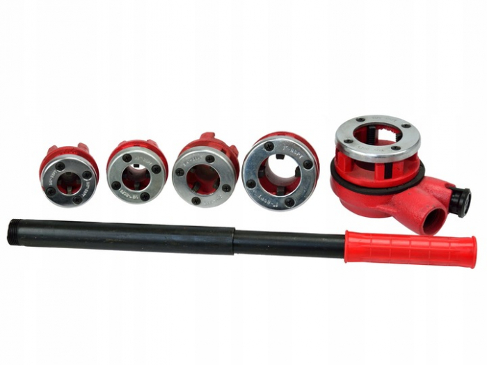 Trusa filiere pentru tevi 5 buc   3/8", 1/2", 3/4", 1", 1 1/4" [3]