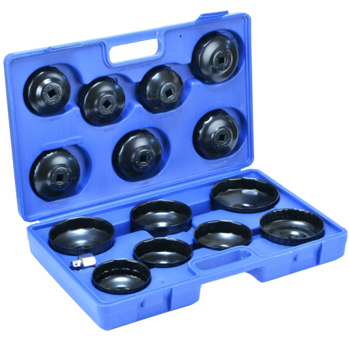 Trusă 15 Chei Tubulare pentru Filtre Ulei, Heavy-Duty (2.72 kg), Compatibilitate Universală [3]