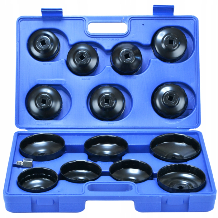 Trusă 15 Chei Tubulare pentru Filtre Ulei, Heavy-Duty (2.72 kg), Compatibilitate Universală [2]