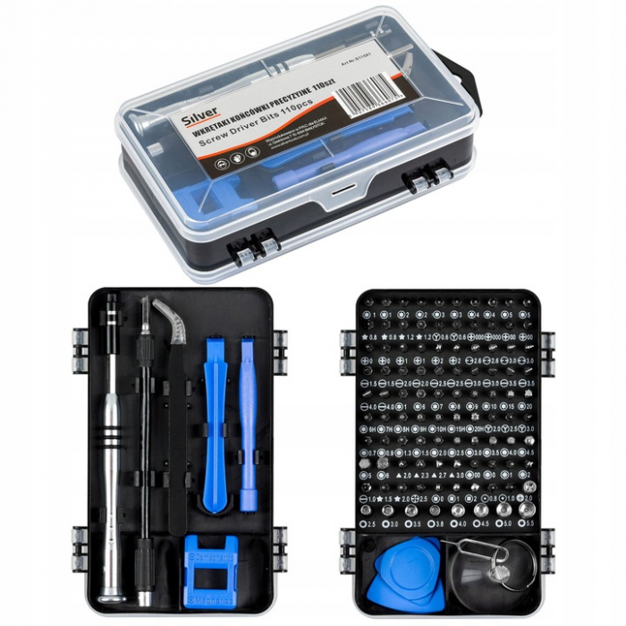 Trusa surubelnita bit torx imbus 110 elemnte magnetizor inclus [2]