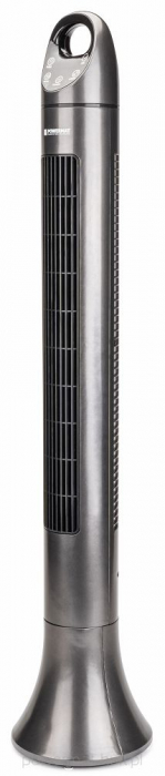 Ventilator coloana  98CM 80W 3 viteze + telecomanda argintiu/gri miscare oscilanta [2]