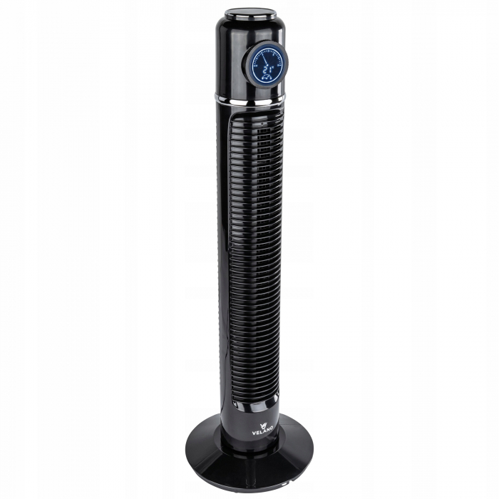 Ventilator Coloana Electric Velano 230V/50Hz, 50W, Oscilatie, Telecomanda, Cablu 1.6m Timer pana la 12 ore, 3 Viteze de Ventilare si 3 Tipuri de Flux de Aer [3]