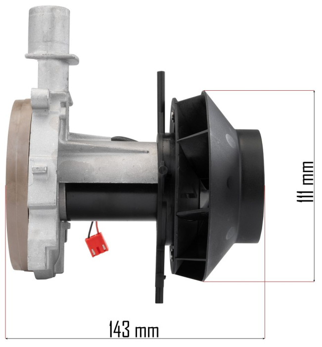 Ventilator cu motor 12V pentru încălzitor diesel Webasto  PM-AG-8M-WENS [3]