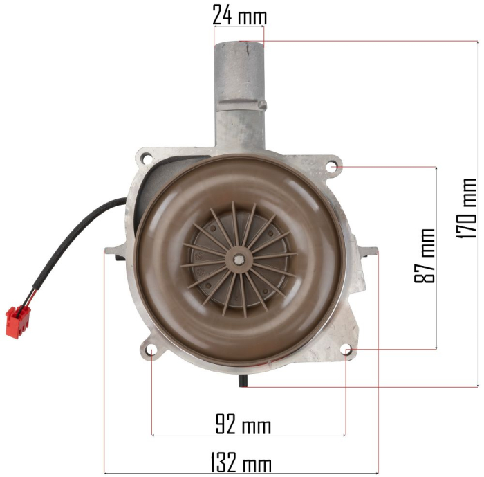 Ventilator cu motor 12V pentru încălzitor diesel Webasto  PM-AG-8M-WENS [2]