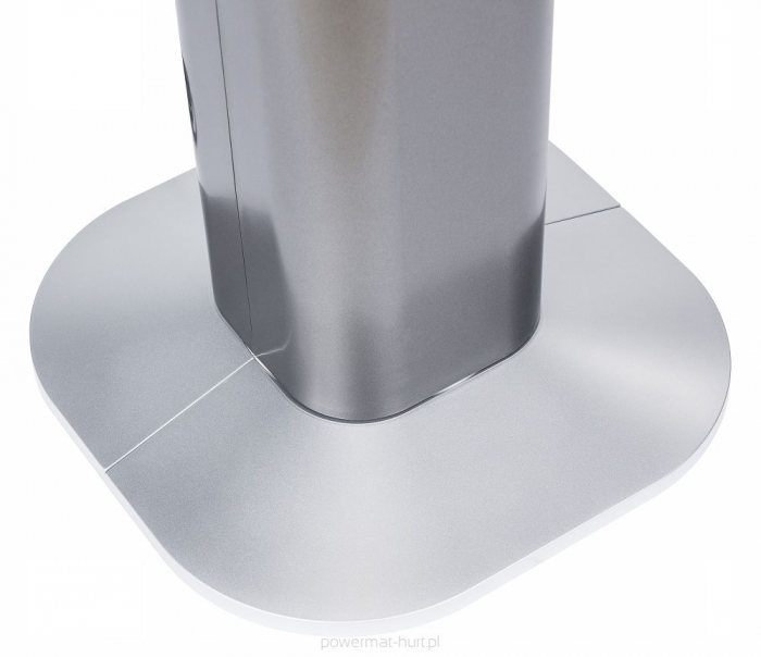 Ventilator vertical oscilant cu telecomandă silențios   3 tipuri de viteze  argintiu/gri [7]