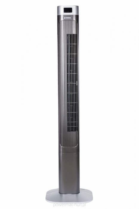Ventilator vertical oscilant cu telecomandă silențios   3 tipuri de viteze  argintiu/gri [9]