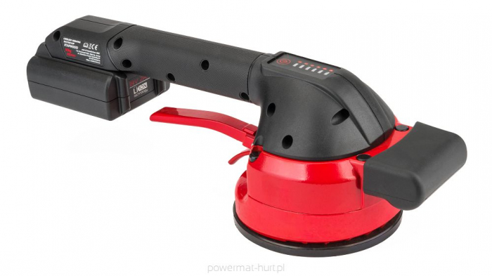 Ventuza vibranta pentru fixare placi/ gresie/ faianta/ marmura/ granit, 18V, 600W + 2 baterii Litiu-ion [6]