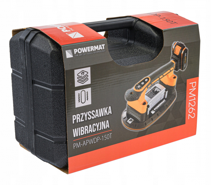 Ventuza vibranta pentru nivelarea placilor mari 70-150kg + 2 baterii acumulator [7]