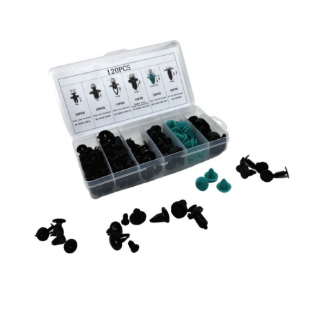 Diverse Auto - Set 120 clipsuri cleme fixare diferite dimensiuni
