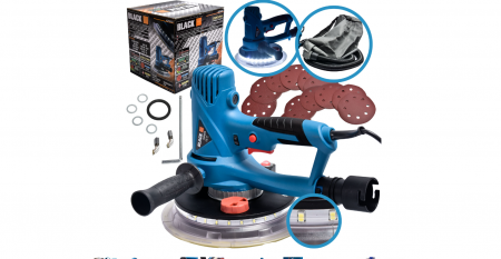 Masina slefuit electrica 2200W + 12 foi smirghel cu LED [7]