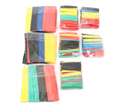 Electrice Auto - Set 100 Tuburi Termocontractabile – Pachet Economic pentru Izolație Electrică (Cod: 10732)