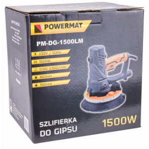 Aparat de slefuit rigips, pereti, ipsos 1500W+ 12 foi de slefuit PM-DG-1500LM [12]