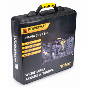 Trusa completa cu surubelnita cu acumulator+ 92 de accesorii PM-WA-20V1-SU [22]