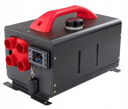 Unitate incalzire, aeroterma industriala pentru parcare, 12V 230V 8KW cu telecomanda si monitor de control [9]