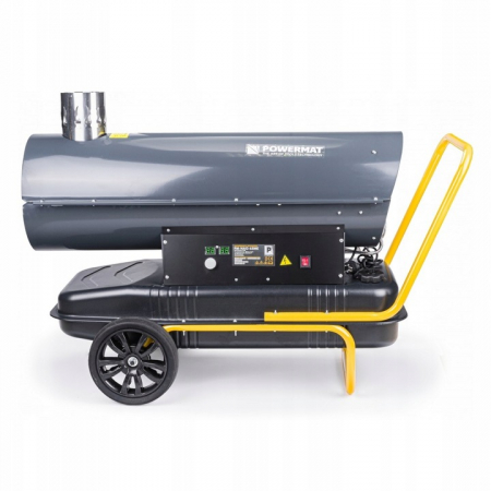 Tunuri de caldura si aeroteme - Aeroterma tun de caldura industrial  pe motorina de 65KW  cu termostat  si cos de evacuare gaze
