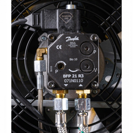 Aeroterma tun de caldura industrial  pe motorina de 65KW  cu termostat  si cos de evacuare gaze [3]