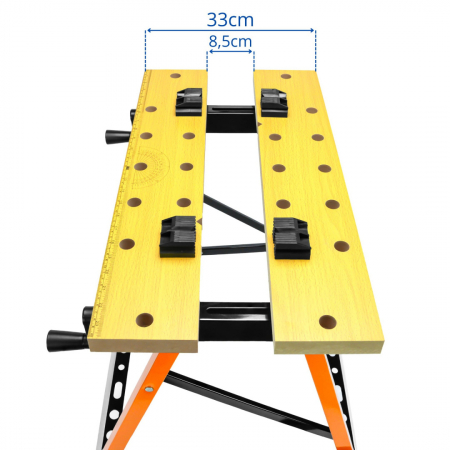 Banc de lucru reglabil 150 kg masa de lucru profesionala ajustabila SN6719 [3]