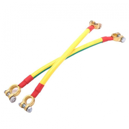 Scule Auto - Set de 2 bucati cablu  punte pentru legatura intre baterii lungime 30 cm