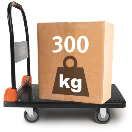 Cărucior Transport Marfă 300KG cu Platformă Pliabilă – VERDA SN300A  Recomand slug: [6]