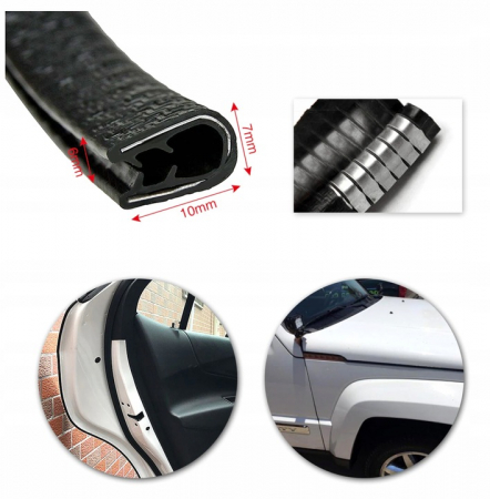 Cheder de protectie pentru muchii auto, 15mm - Protectie eficienta si design elegant [4]