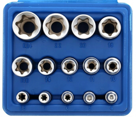 Chei si truse chei - Chei tubulare  TORX E4 E24 14 BUC